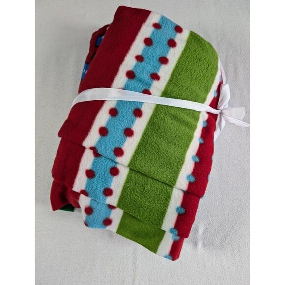 No Sew Throw Blanket 12 Days of Christmas 48x60 DIY Craft Project Gift Kit NEW - Picture 4 of 4